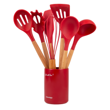 Ретро набір Vintage Cuisine кухонного приладдя 7 одиниць Червоний