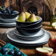 Набір керамічного посуду Vintage Cuisine на 4 особи Чорний