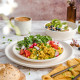 Набір керамічного посуду Vintage Cuisine на 4 особи Кремовий