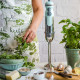 Блендер занурювальний Vintage Cuisine у ретро стилі 800W М'ятний