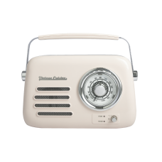 Кухонне радіо Vintage Cuisine ретро з Bluetooth та акумулятором Кремове