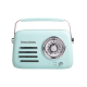 Кухонне радіо Vintage Cuisine ретро з Bluetooth та акумулятором М'ятне