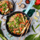Чавунна сковорода Vintage Cuisine в Ретро стилі Ø 26 см М'ятна