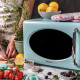 Мікрохвильова піч Vintage Cuisine у ретро стилі 700W М'ятна