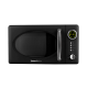 Мікрохвильова піч Vintage Cuisine у ретро стилі 700W Чорна