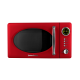 Мікрохвильова піч Vintage Cuisine у ретро стилі 700W Червона