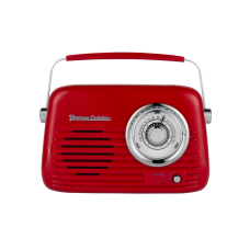 Кухонне радіо Vintage Cuisine ретро з Bluetooth та акумулятором Червоне