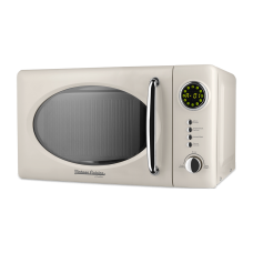 Мікрохвильова піч Vintage Cuisine у ретро стилі 700W Кремова