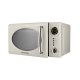 Мікрохвильова піч Vintage Cuisine у ретро стилі 700W Кремова