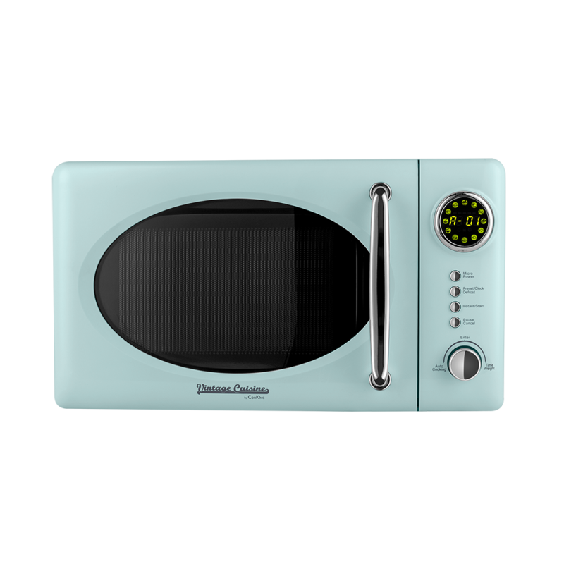 Мікрохвильова піч Vintage Cuisine у ретро стилі 700W М'ятна