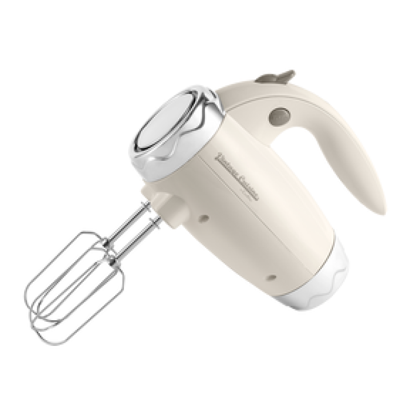 Міксер занурювальний Vintage Cuisine у ретро стилі 300W Кремовий