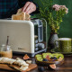 Тостер Vintage Cuisine у ретро стилі 930W Кремовий