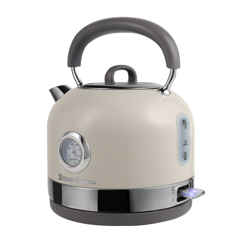 Електрочайник Vintage Cuisine у ретро стилі 1.7 л 2200W Кремовий