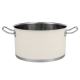 Набір каструль Vintage Cuisine в Ретро стилі з кришками 6 предметів Кремовий