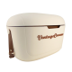 Портативний холодильник Vintage Cuisine об'ємом 18,8 л з ремінцем для перенесення Кремовий