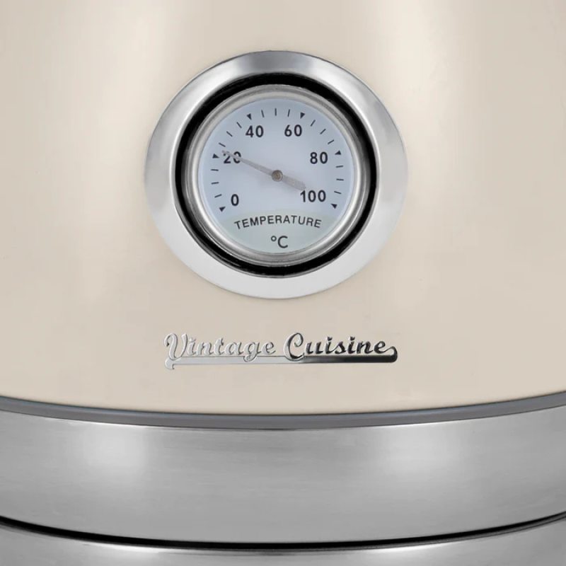 Електрочайник Vintage Cuisine у ретро стилі 1.6 л 2200W Кремовий