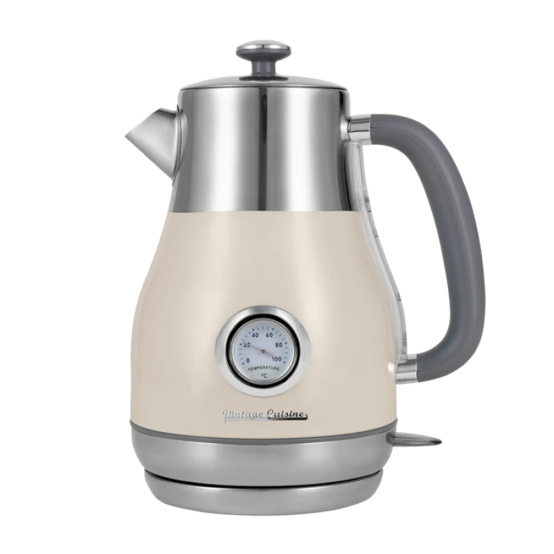 Електрочайник Vintage Cuisine у ретро стилі 1.6 л 2200W Кремовий