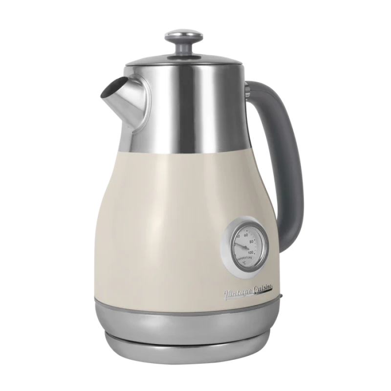 Електрочайник Vintage Cuisine у ретро стилі 1.6 л 2200W Кремовий