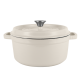 Ретро набір Vintage Cuisine з чавунної каструлі 4.3 л та сковорідкою Кремовий