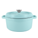 Ретро набір Vintage Cuisine з чавунної каструлі 4.3 л та сковорідкою М'ятний