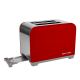Тостер Vintage Cuisine у ретро стилі 930W Червоний