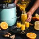 Повільна соковижималка Vintage Cuisine у ретро стилі М'ятна