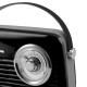 Кухонне радіо Vintage Cuisine у ретро стилі зі шкіряним ремінцем з Bluetooth та акумулятором Чорне